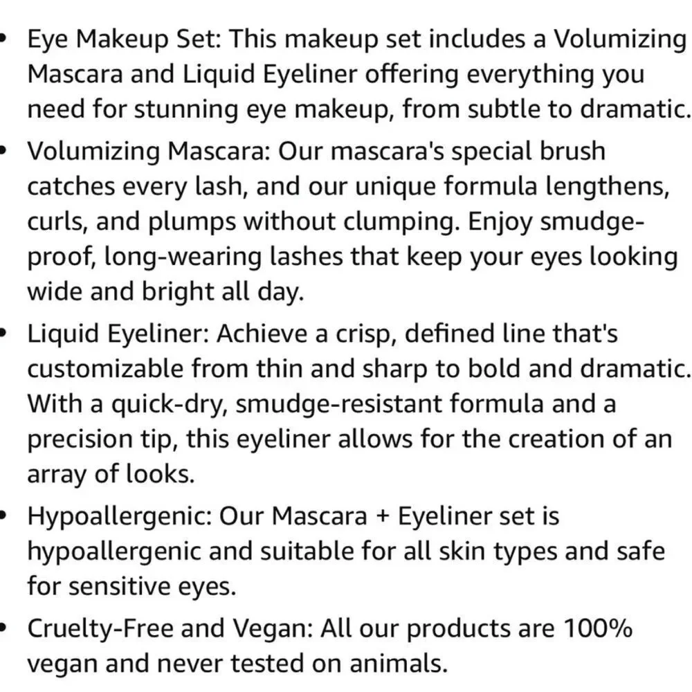 Eddie FunkHouser Eye Duo Volumizing Mascara and Eye Lining Stylus New in Package